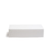 Rettangolo 30x20 cm alto 7,5 cm in polistirolo per basi di torte a pini scenografiche Rettangolo 30x20 cm alto 7,5 cm in polistirolo per basi di torte a pini scenografiche
