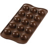stampo cioccolatino tartufino da 25 mm linea 3Design di Silikomart stampo cioccolatino tartufino da 25 mm linea 3Design di Silikomart