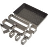 Set teglia componibile lettere e numeri in acciaio Antiaderente 38 x 23 x 5 cm da Wilton Set teglia componibile lettere e numeri in acciaio Antiaderente 38 x 23 x 5 cm da Wilton