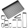 Set teglia componibile lettere e numeri in acciaio Antiaderente 38 x 23 x 5 cm da Wilton Set teglia componibile lettere e numeri in acciaio Antiaderente 38 x 23 x 5 cm da Wilton