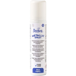 Spray Viola Metallizzato da 75 ml di Decora