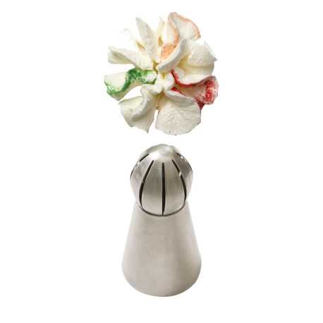 Bocchetta numero 39 o Cornetto Speciale Panna Frosting in acciaio inox da Decora Bocchetta numero 39 o Cornetto Speciale Panna Frosting in acciaio inox da Decora