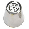 Bocchetta 3D n 244 Cornetto Tulipano a 6 petali per fiori 3D diretti in acciaio inox da Decora Bocchetta 3D n 244 Cornetto Tulipano a 6 petali per fiori 3D diretti in acciaio inox da Decora