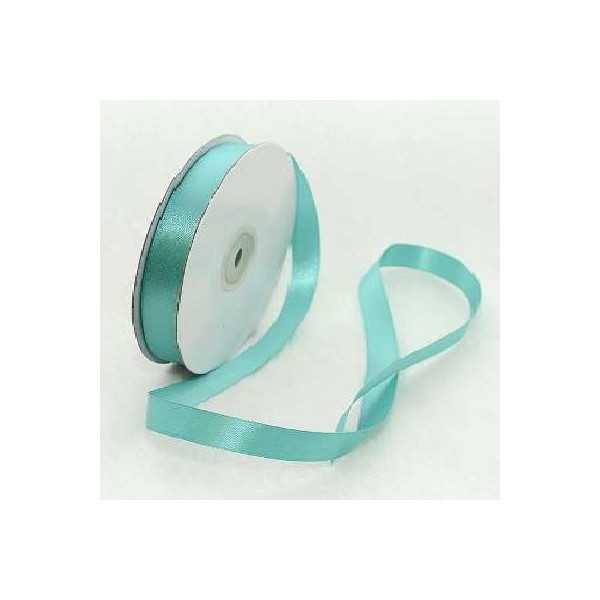 Nastro Doppio Raso Verde Tiffany largo 20mm e lungo 50 mt