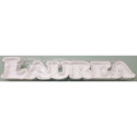 Vassoio Portaconfetti Polistirolo Scritta Laurea lungo 70 cm largo 12 cm e alto 6 cm