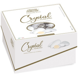 Vassoio Crystal Almond confetti Incartati Bianchi alla mandorla Maxtris in vassoio da 500 g