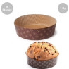 5 Stampi Panettone Basso in cellulosa da 1 Kg 5 Stampi Panettone Basso in cellulosa da 1 Kg