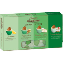 Maxtris Sfumati Verde 1 Kg, i cioco-mandorla, confetti verdi sfumati Maxtris