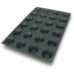 Stampo Sessantaquaranta Briochette SQ001 in silicone da Silikomart diametro 79 mm