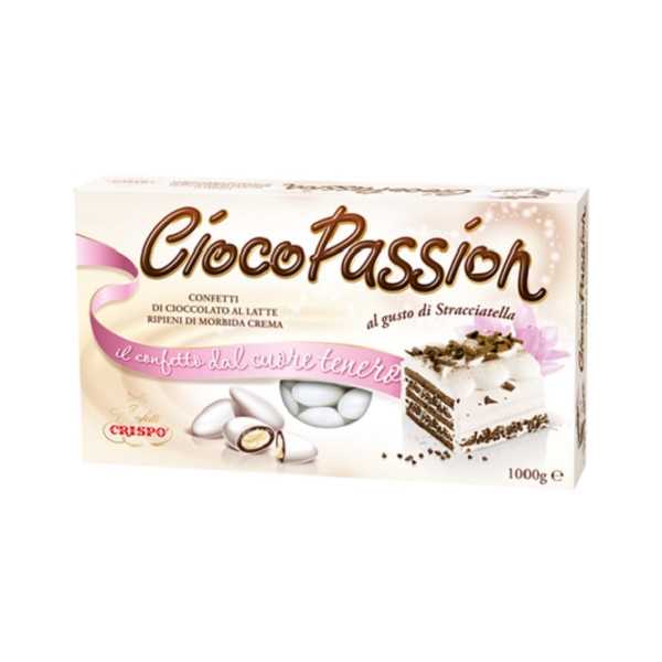 Ciocopassion Stracciatella confetti bianchi Crispo in confezione da 1 Kg