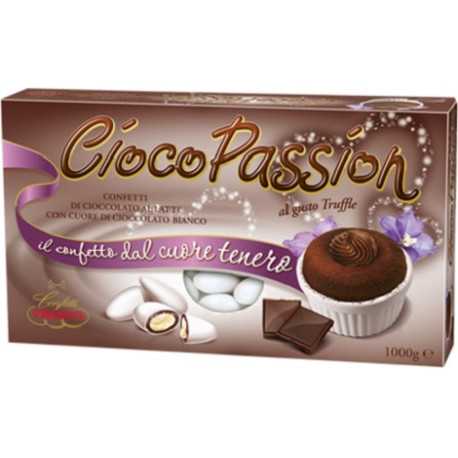 Confetti Ciocopassion Tartufo al cioccolato Crispo bianchi in confezione da 1 Kg