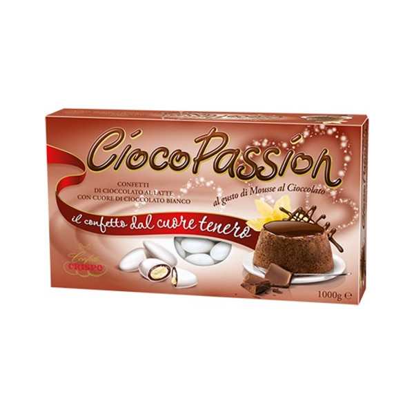 Confetti Ciocopassion Mousse al cioccolato Crispo bianchi in confezione da 1 Kg