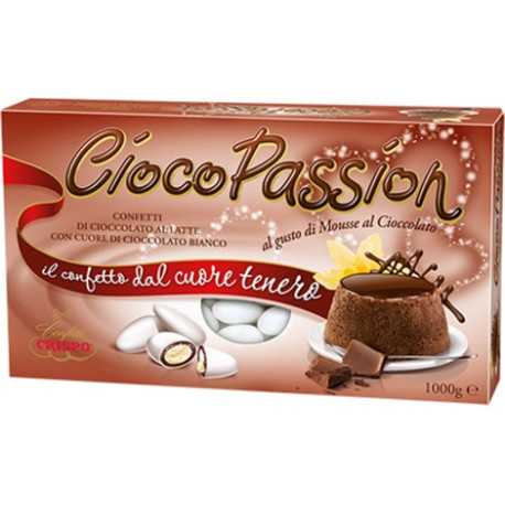 Confetti Ciocopassion Mousse al cioccolato Crispo bianchi in confezione da 1 Kg