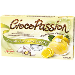 Ciocopassion Delizia al Limone Crispo: confetti bianchi in confezione da 1 Kg