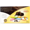 Amorini assortiti Crispo 1 Kg: confetti colorati a forma di cuori al cioccolato fondente