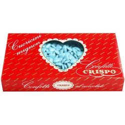 Confetti Cuoricini Mignon Celesti da 1Kg di Crispo