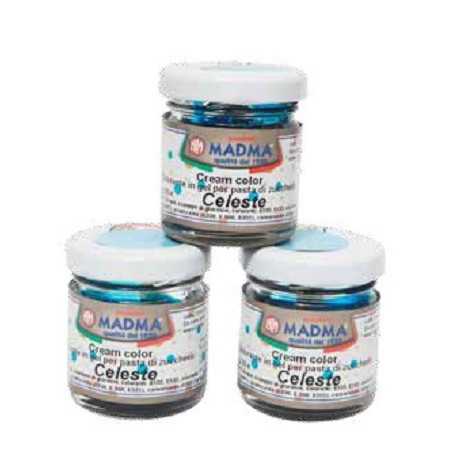 Colorante alimentare in gel Celeste in barattolino da 25 g da Madma Colorante alimentare in gel Celeste in barattolino da 25 g da Madma