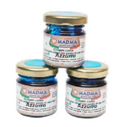 Colorante alimentare in gel azzurro in barattolino da 25 g, di Madma