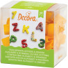 Tagliapasta Lettere e Numeri Piccoli (2cm) – Set 36 Taglia-Biscotti in Plastica Decora