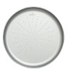 Teglia forata per pizza e focaccia di ø28xh,8 cm in acciaio antiaderente da Decora