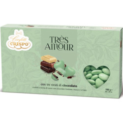Confetti a Cuore Très Amour Verde Tiffany o verde chiaro di Crispo in confezione da 1Kg