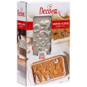 Stampo plum-cake Santa Claus in alluminio pressofuso 27x15xh5,8 cm da Decora