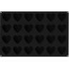 Stampo Sessantaquaranta Heart SQ086 in silicone da Silikomart diametro 78 mm