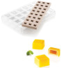 CH015 Kit Quadro 01: Stampo Tritan Forma quadrato 24 Cioccolatini + Stampo Silicone per inserti da Silikomart CH015 Kit Quadro 01: Stampo Tritan Forma quadrato 24 Cioccolatini + Stampo Silicone per inserti da Silikomart