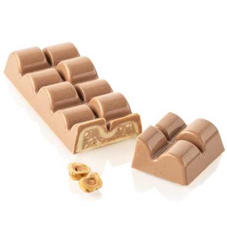 CH023 Sinfonia T: Stampo in Tritan + Stampo Silicone per 3 Tavolette di Cioccolato Sinfonia rettangolari ripiene da Silikomart CH023 Sinfonia T: Stampo in Tritan + Stampo Silicone per 3 Tavolette di Cioccolato Sinfonia rettangolari ripiene da Silikomart