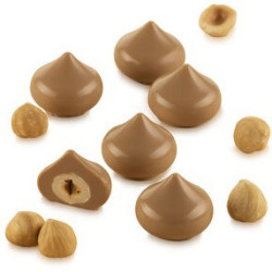 Kiss Silikomart – Stampo in Silicone per Cioccolatini 3D, 15 Gocce Ø28×H24 mm