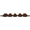 Stampo Cioccolatini Kiss 3D o Baci Tridimensionali in silicone marrone da Silikomart Stampo Cioccolatini Kiss 3D o Baci Tridimensionali in silicone marrone da Silikomart