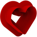 Level Hearts 35 Silikomart, Stampo in silicone 8 Cuori 80x66xh12 mm con cutter