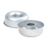 Ciambella Savarin Decora: stampo in acciaio antiaderente da ø20 a ø28 cm di h7,5 cm Ciambella Savarin Decora: stampo in acciaio antiaderente da ø20 a ø28 cm di h7,5 cm