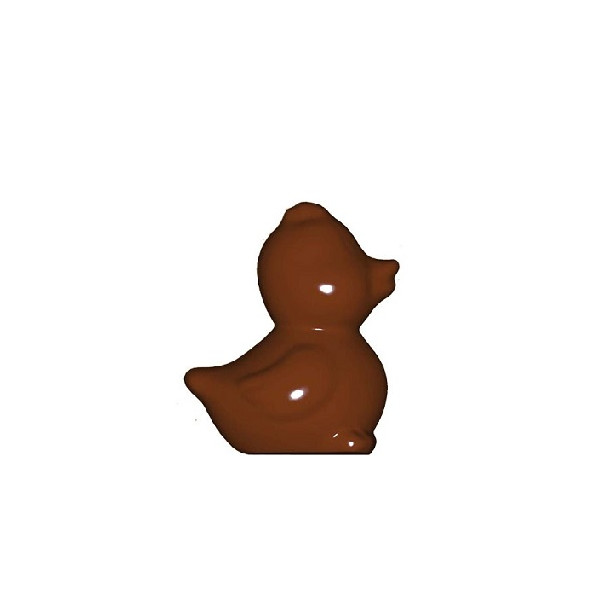 Stampo Cioccolato Papero da 50 g e 9 cm in policarbonato due impronte