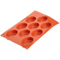 Stampo Medium Ovals SF018 da Silikomart o stampo in silicone 9 monoporzioni Ovali medie 4,4 x 5 h 2 cm