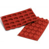 Stampo mini savarin ovali 4,4 x 3,2 h 2,45 cm Small Oval Savarin in silicone di Silikomart Stampo mini savarin ovali 4,4 x 3,2 h 2,45 cm Small Oval Savarin in silicone di Silikomart
