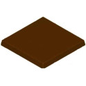 Stampo Tavoletta quadrata liscia di cioccolato da 40 g, dimensioni 7,1x7,1 cm x h 7 mm in policarbonato