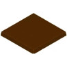 Stampo tavoletta quadrata liscia di cioccolato da 40 g, dimensioni 7,1x7,1 cm x h 7 mm in policarbonato