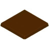 Stampo Tavoletta quadrata liscia di cioccolato da 40 g, dimensioni 7,1x7,1 cm x h 7 mm in policarbonato