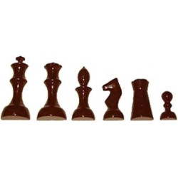 Stampo set scacchi di cioccolato da 50 g in policarbonato
