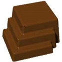 Cioccolatino tris di quadri da 12 g: stampo in policarbonato per 15 cioccolatini di dimensioni 30,6x30,6xh16 mm