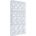 Stampo cioccolatino pralina mista geometrica 10 g in policarbonato