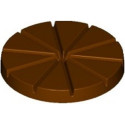 Stampo Tortina a spicchi 10 cm 100 g di cioccolato in policarbonato