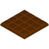 Stampo tavoletta cioccolato blocchetti onda da 10 cm 100 g in policarbonato Stampo tavoletta cioccolato blocchetti onda da 10 cm 100 g in policarbonato