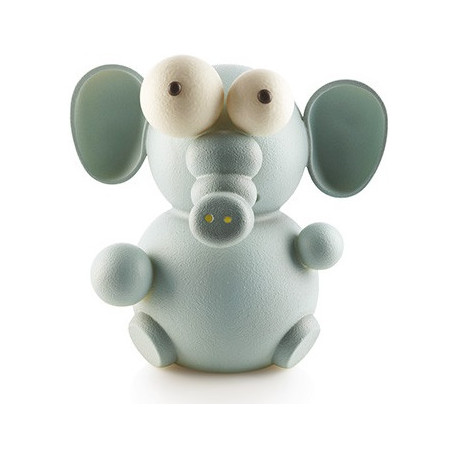 Kit Effy Elefante 3D: stampi termo-formati per Elefantino di cioccolato da Silikomart