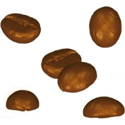 Stampo Chicco Caffè Cioccolato da 2 g dimensioni 21x16 mm in policarbonato