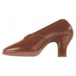 Stampo Scarpetta di cioccolato con tacco in policarbonato 15 cm x 7 cm