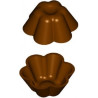 Stampo in policarbonato pirottino: stampo per 15 pirottini di cioccolatino di ø48xh20 mm e peso 23 g Stampo in policarbonato pirottino: stampo per 15 pirottini di cioccolatino di ø48xh20 mm e peso 23 g