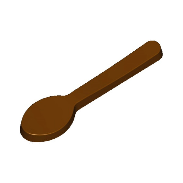 Stampo policarbonato cucchiaino caffè 4 cucchiaini di cioccolato 77x19xh5,5 mm 4 g