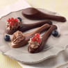 My Chocolate Spoon Silikomart stampo silicone 8 cucchiai di cioccolato 120x35xh12,5 mm 19 ml My Chocolate Spoon Silikomart stampo silicone 8 cucchiai di cioccolato 120x35xh12,5 mm 19 ml
